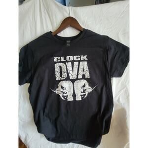 Clock DVA band t shirt Ladies XL Black